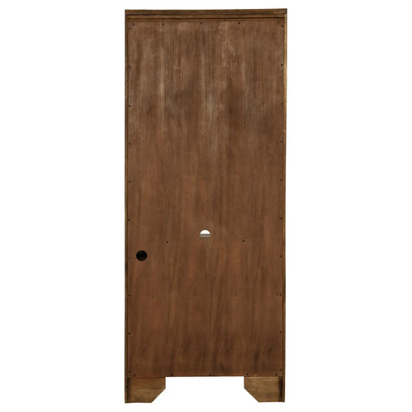 Hartshill Burnished Oak Bookcase with Cabinet by Coaster at Eve Furniture