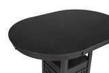 Hartwell Charcoal Counter Height Table by Crown Mark at Eve Furniture
