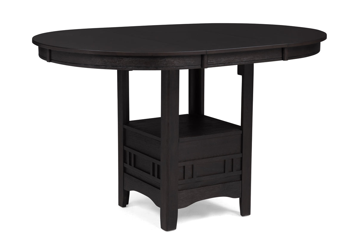 Hartwell Charcoal Counter Height Table by Crown Mark at Eve Furniture