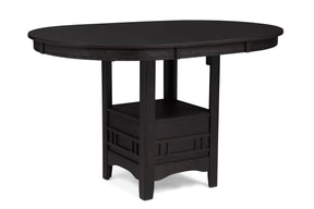 Hartwell Charcoal Counter Height Table by Crown Mark at Eve Furniture