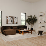Hazel Off White Lounge Chair by Moe's Home at Eve Furniture