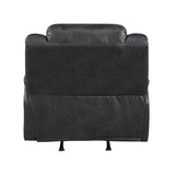 Hazen Black Rocker Reclining Chair by Homelegance at Eve Furniture