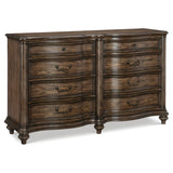 Heath Court Brown Oak Panel Bedroom Set by Homelegance at Eve Furniture