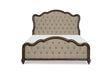 Heath Court Brown Oak Queen Panel Bed by Homelegance at Eve Furniture