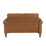 Hector Brown Loveseat by Homelegance at Eve Furniture