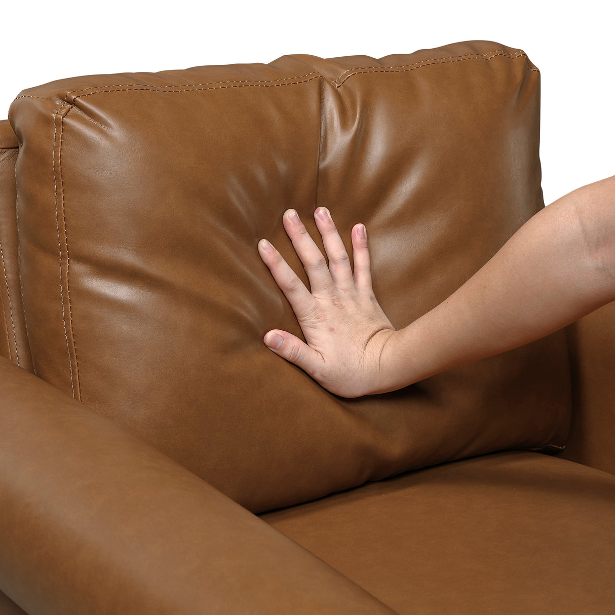 Hector Brown Loveseat by Homelegance at Eve Furniture