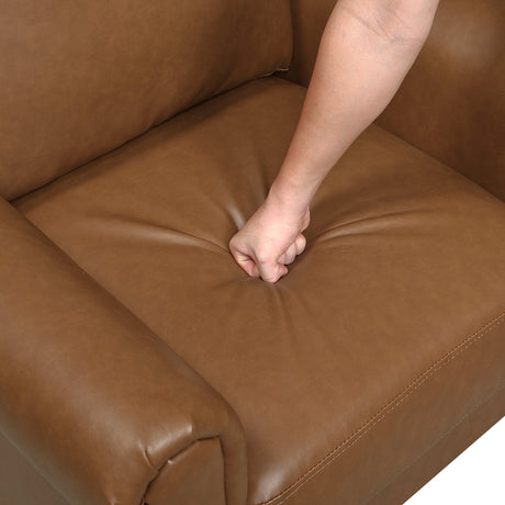 Hector Brown Loveseat by Homelegance at Eve Furniture