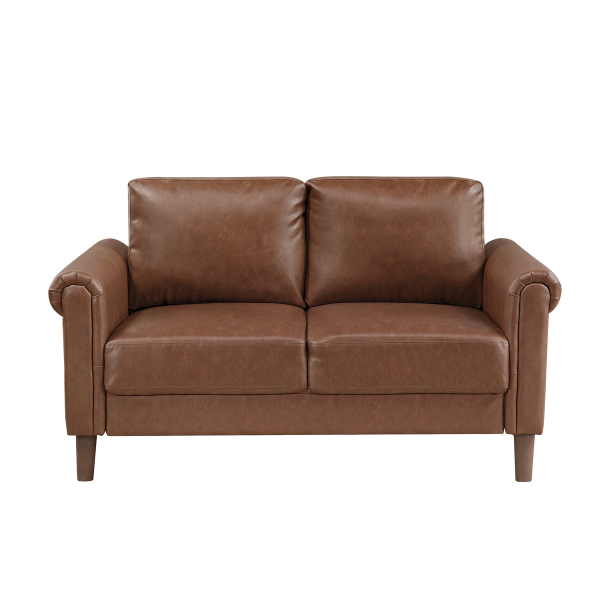 Hector Chocolate Loveseat by Homelegance at Eve Furniture