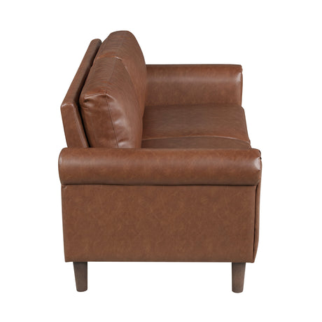 Hector Chocolate Loveseat by Homelegance at Eve Furniture