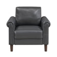 Hector Dark Gray Chair by Homelegance at Eve Furniture