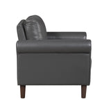 Hector Dark Gray Chair by Homelegance at Eve Furniture