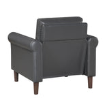 Hector Dark Gray Chair by Homelegance at Eve Furniture