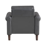 Hector Dark Gray Chair by Homelegance at Eve Furniture
