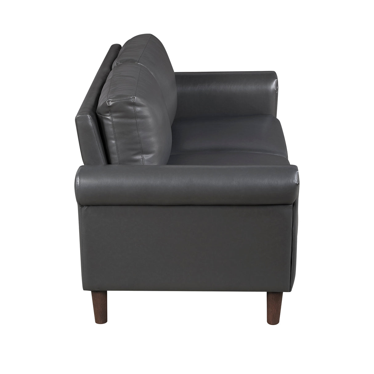 Hector Dark Gray Loveseat by Homelegance at Eve Furniture