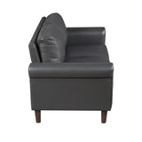 Hector Dark Gray Loveseat by Homelegance at Eve Furniture
