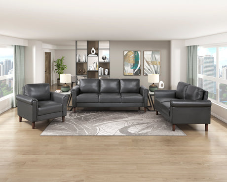 Hector Dark Gray Sofa by Homelegance at Eve Furniture