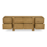 Henley Brown 8 Drawer Dresser by Moe's Home at Eve Furniture