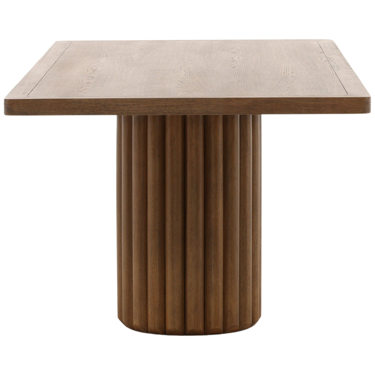 Henley Dining Table, Dark Brown by Dovetail at Eve Furniture
