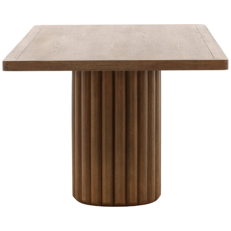 Henley Dining Table, Dark Brown by Dovetail at Eve Furniture