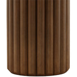 Henley Dining Table, Dark Brown by Dovetail at Eve Furniture