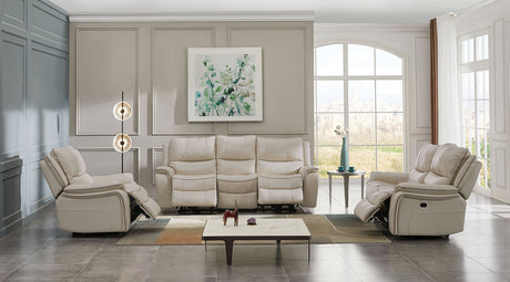 Henricus Beige Loveseat by Furniture of America at Eve Furniture