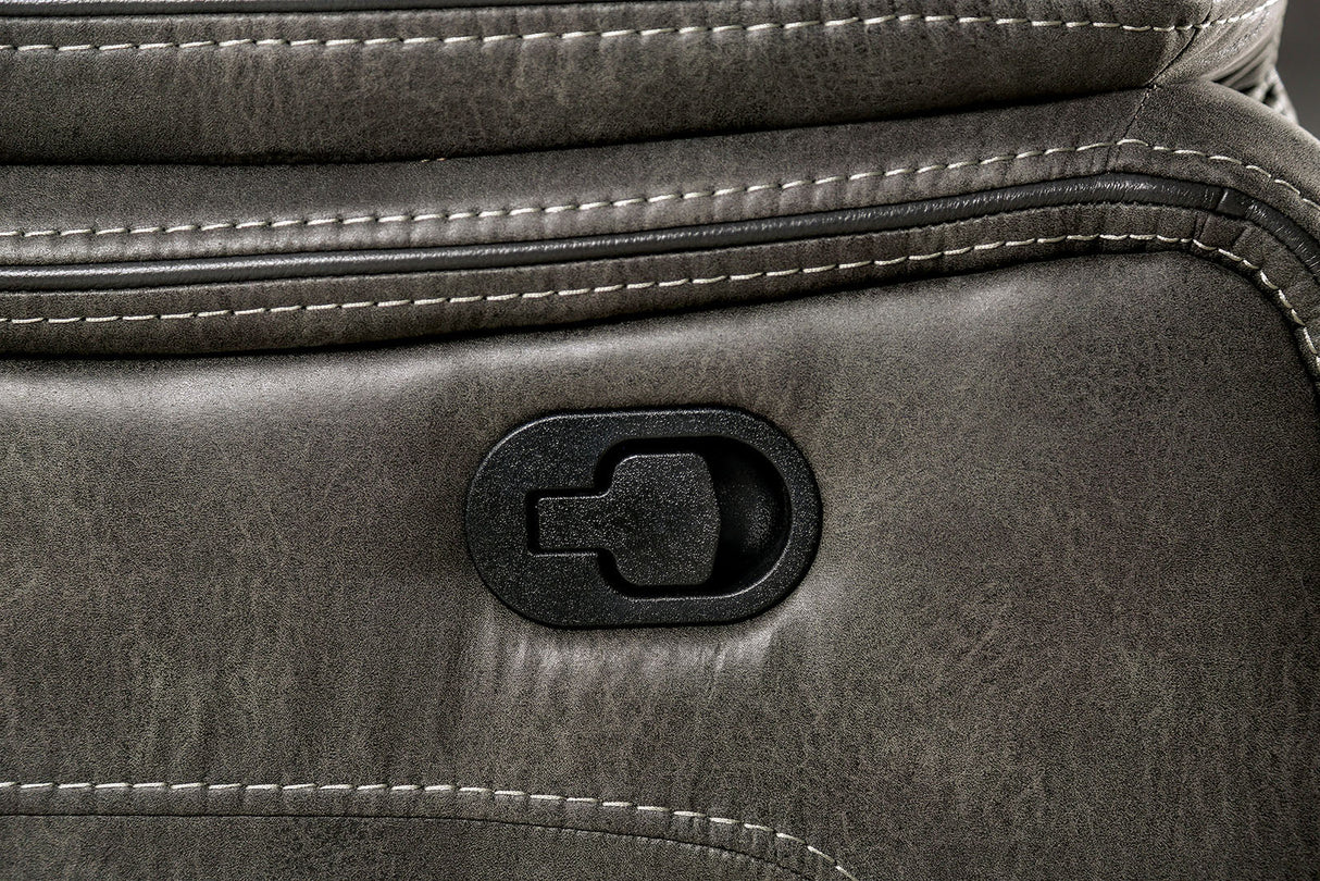 Henricus Dark Gray Glider Recliner by Furniture of America at Eve Furniture