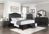 Herman Charcoal Brown Storage Platform Bedroom Set by Homelegance at Eve Furniture