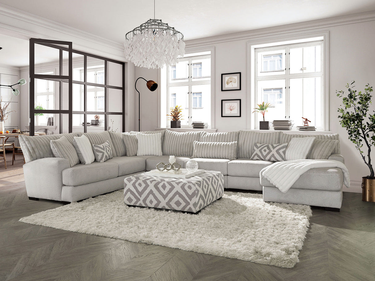 Hermiston Gray Modular Sectional by Furniture of America at Eve Furniture