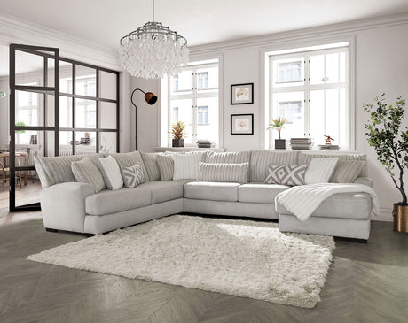 Hermiston Gray Modular Sectional by Furniture of America at Eve Furniture