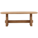 Heston Dining Table, Light Natural by Dovetail at Eve Furniture