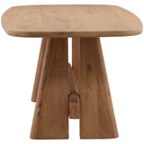 Heston Dining Table, Light Natural by Dovetail at Eve Furniture
