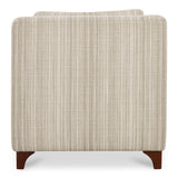 Hewitt Beige Stripe Accent Chair by Moe's Home at Eve Furniture