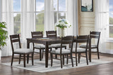 Higgins Dark Oak Dining Set by Crown Mark at Eve Furniture
