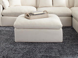 Hobson Off-White Cushion Seat Ottoman by Coaster at Eve Furniture