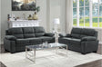 Holleman Dark Gray Living Room Set by Homelegance at Eve Furniture
