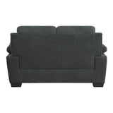 Holleman Dark Gray Loveseats by Homelegance at Eve Furniture