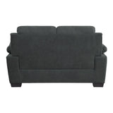 Holleman Dark Gray Loveseats by Homelegance at Eve Furniture