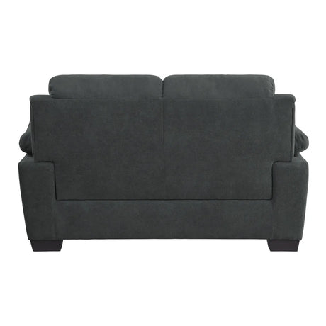 Holleman Dark Gray Loveseats by Homelegance at Eve Furniture