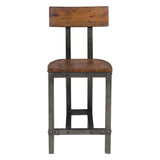 Holverson Rustic Brown Counter Chair, Set of 2 by Homelegance at Eve Furniture