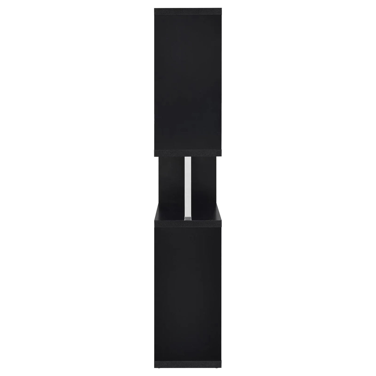 Hoover Black/Chrome 5-Tier Bookcase by Coaster at Eve Furniture