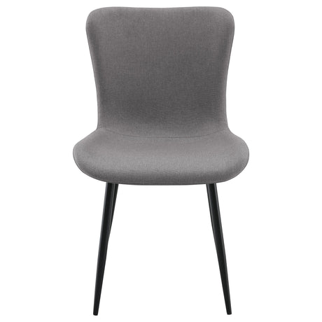 Horizon Upholstered Dining Side Chair Taupe, Set of 2 by Coaster at Eve Furniture