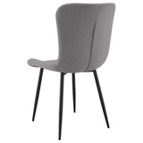 Horizon Upholstered Dining Side Chair Taupe, Set of 2 by Coaster at Eve Furniture