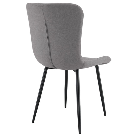 Horizon Upholstered Dining Side Chair Taupe, Set of 2 by Coaster at Eve Furniture