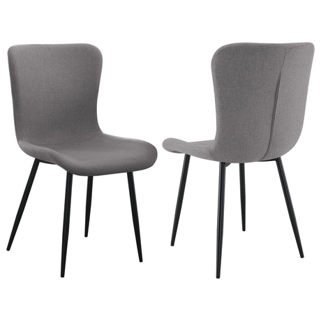 Horizon Upholstered Dining Side Chair Taupe, Set of 2 by Coaster at Eve Furniture