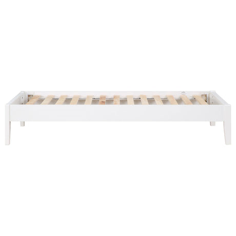 Hounslow White Platform Twin Bed by Coaster at Eve Furniture