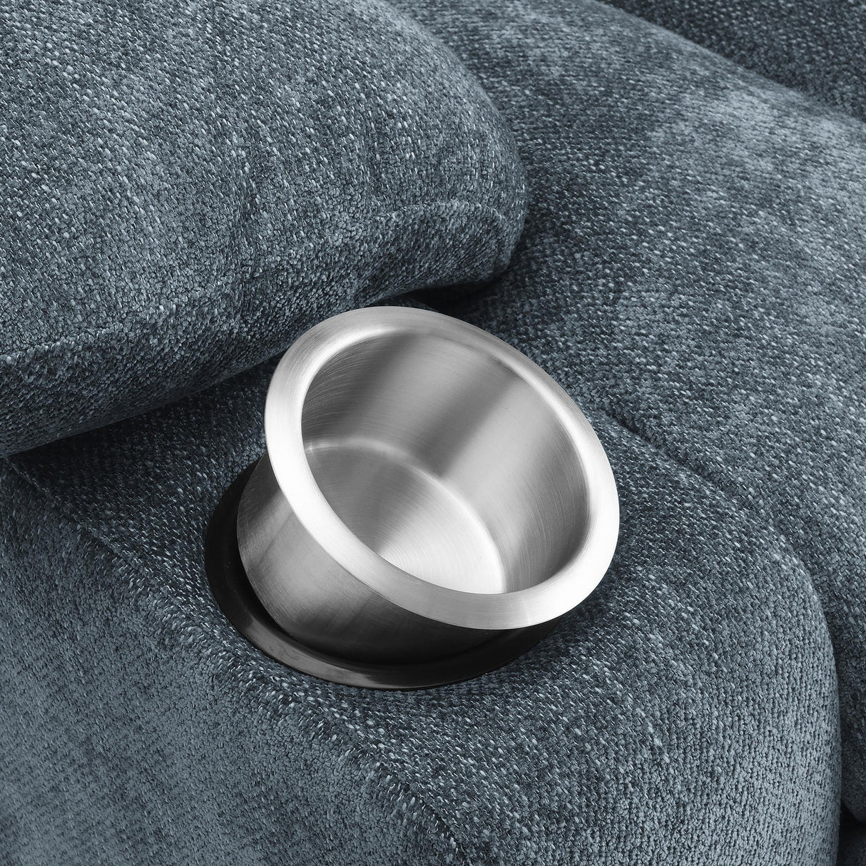 Houston Slate Blue Upholstered Power Lift Recliner Chair by Coaster at Eve Furniture