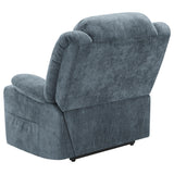 Houston Slate Blue Upholstered Power Lift Recliner Chair by Coaster at Eve Furniture