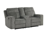 Hudson Charcoal 3-Piece Reclining Set by Happy Homes at Eve Furniture