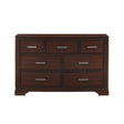 Hudson Cherry Dresser by Homelegance at Eve Furniture