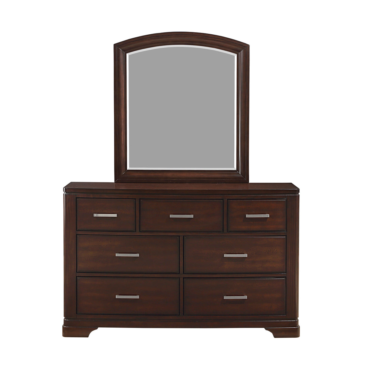 Hudson Cherry Mirror (Mirror Only) by Homelegance at Eve Furniture